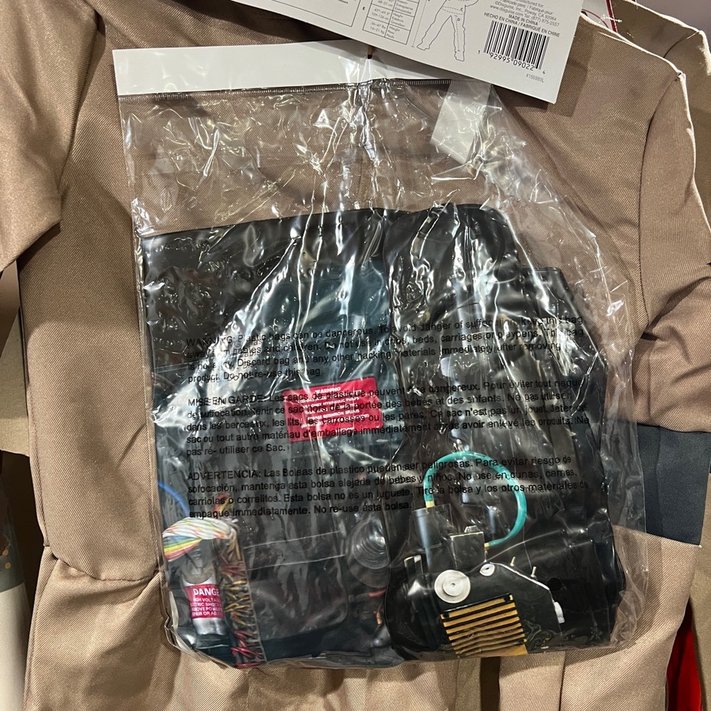 Rubie's Kids GHOSTBUSTERS Halloween costume jumpsuit Youth medium new - Picture 3 of 3